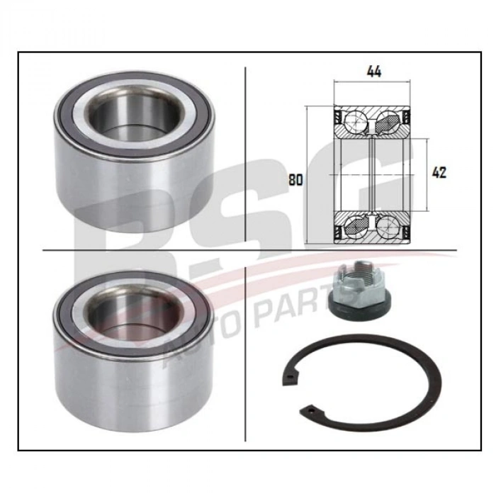 PORYA RULMANI ÖN COMBO E GRANDLAND X 308 II 3008 5008 BERLINGO C4 C5 DS7 BM 18-