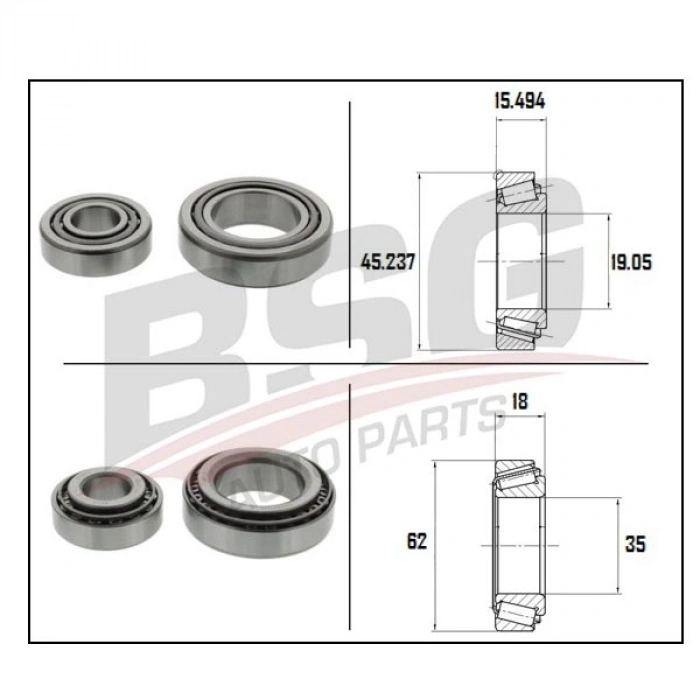 PORYA RULMANI ÖN TRANSIT TURBO 2.5 TD 97-