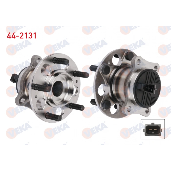 PORYA SOL-SAG ARKA RULMANLI 5 BIJON ABS SENSORLU HYUNDAI ELANTRA 1.6 D-CVVT - 1.6 CRDI 2016-/ IONIQ (AE) 1.6 GDI HYBRID 2016-/ KONA (OS) 1.6 CRDI - 1.6 T-GDI 2018-/ KIA NIRO 1.6 GDI 2017-