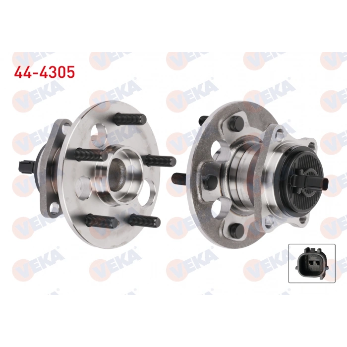 PORYA SOL-SAG ARKA RULMANLI TOYOTA COROLLA (E15_) 1.33 5 BIJON ABS SENSORLU 2007-2012