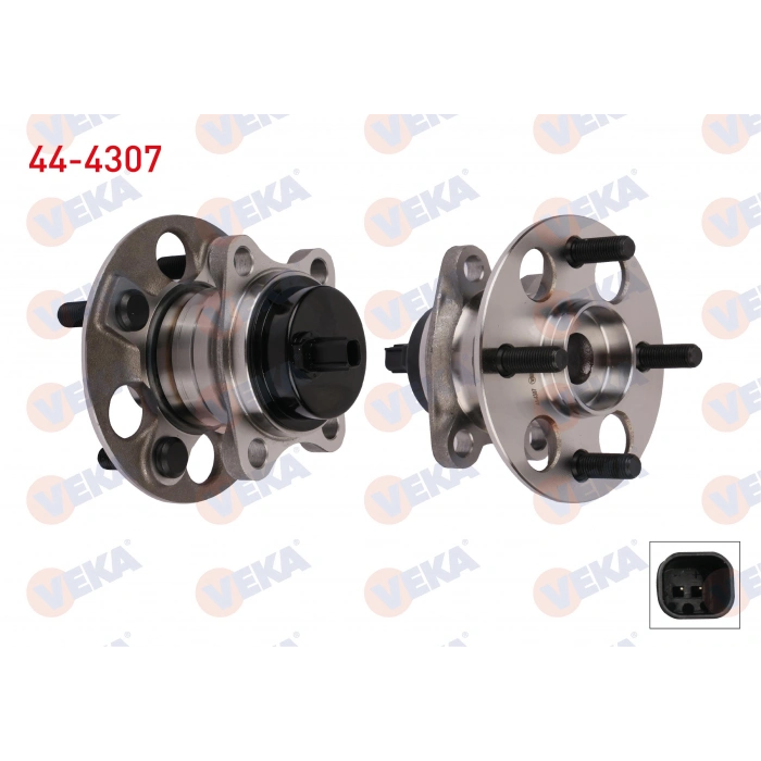 PORYA SOL-SAG ARKA RULMANLI TOYOTA YARIS (P9) 1.0 VVT-I 4 BIJON ABS SENSORLU 2006-2010