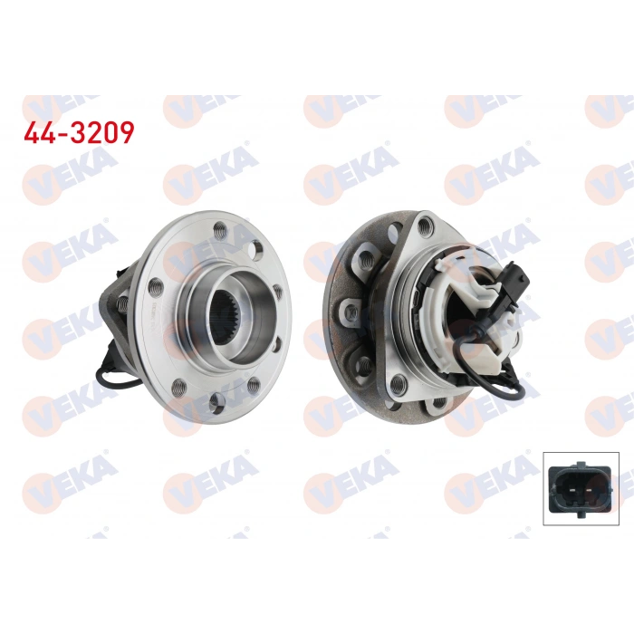 PORYA SOL-SAG ON RULMANLI OPEL VECTRA C 1.6 16v 5 BIJON ABS SENSORLU 2002-2008