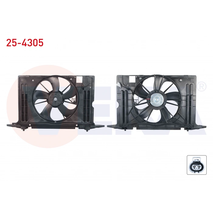 RADYATÖR FANI COROLLA (E15) - AURIS (E15) 1.33 - 1.6 07-14