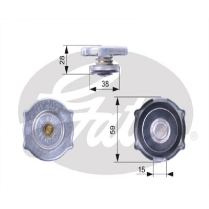RADYATÖR KAPAGI 1,1 59 LÜK JEEP BM 90-