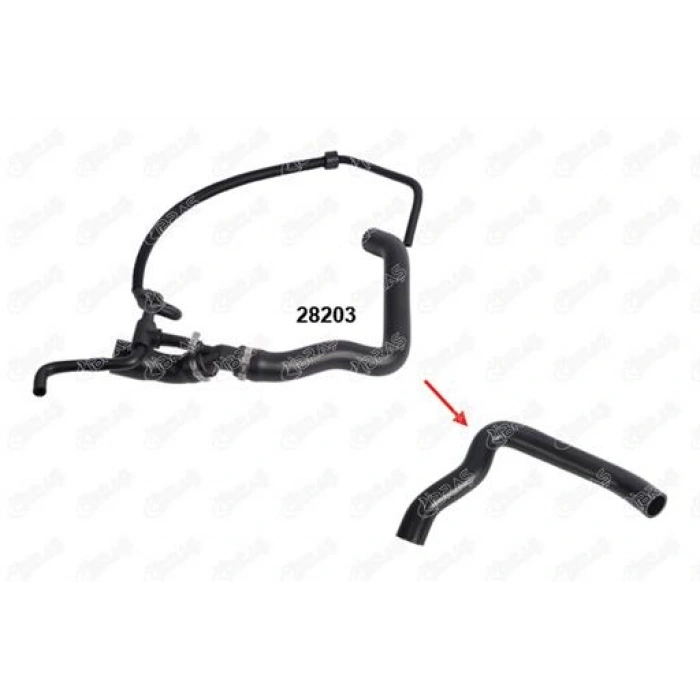 RADYATÖR SU HORTUMU LT-SPRINTER BM 96-06