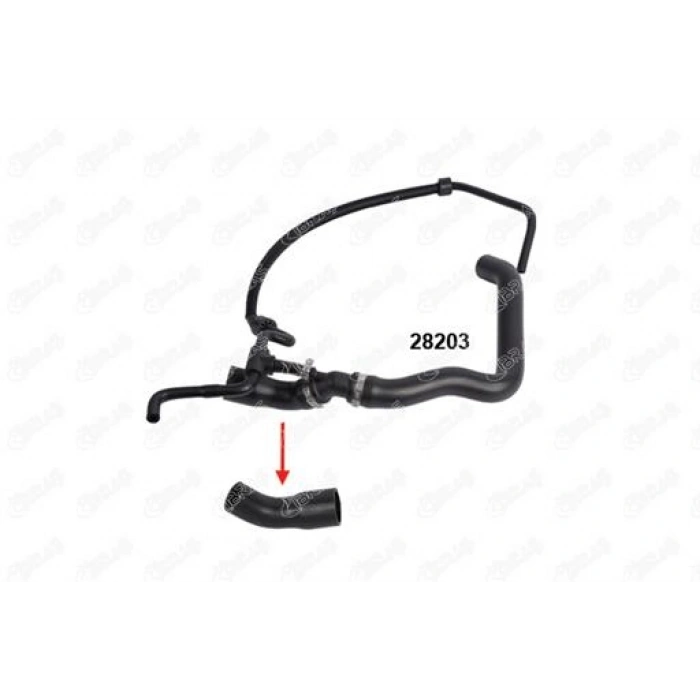 RADYATÖR SU HORTUMU LT-SPRINTER BM 96-06