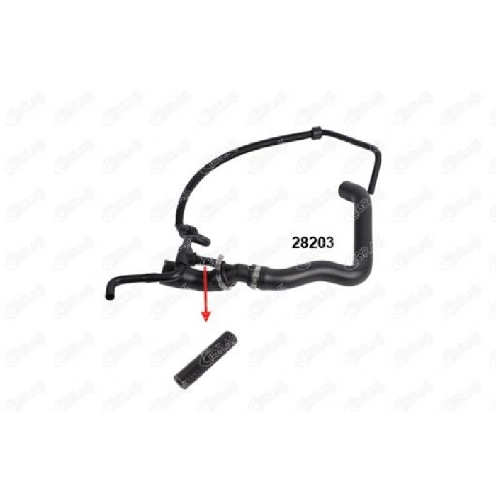 RADYATÖR SU HORTUMU LT-SPRINTER BM 96-06