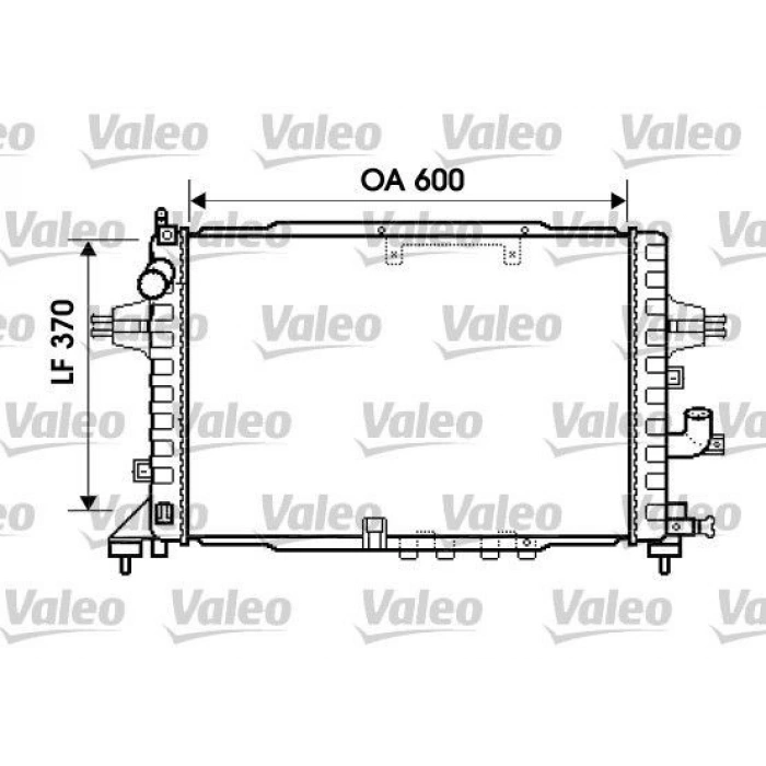 RADYATÖR VECTRA A 9095 CALIBRA A 9497 AC KLİMASIZ MEK 620×377.5x34