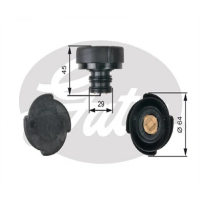 RADYATÖR YEDEK SU DEPO KAPAGI E30-E34-E36-E38-E39-E46-E60-E61-E63-E64-E65-E66-X3 E83-X3 E83 LCI-X5 E53 BM 89-10