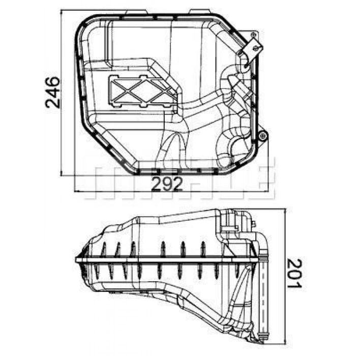 RADYATÖR YEDEK SU DEPOSU A4 08