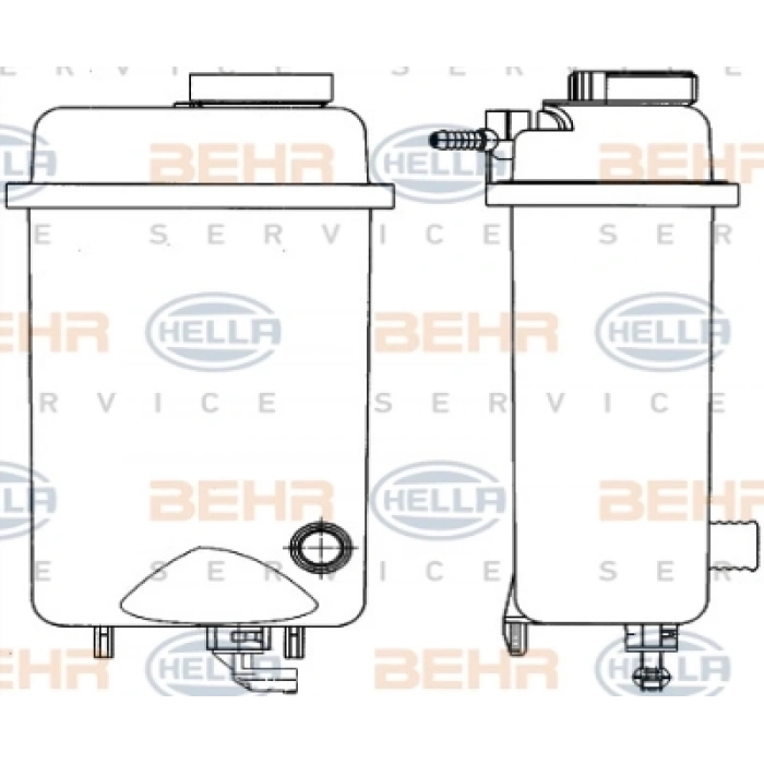 RADYATÖR YEDEK SU DEPOSU E38-E39 M60-M62-M73 99-03