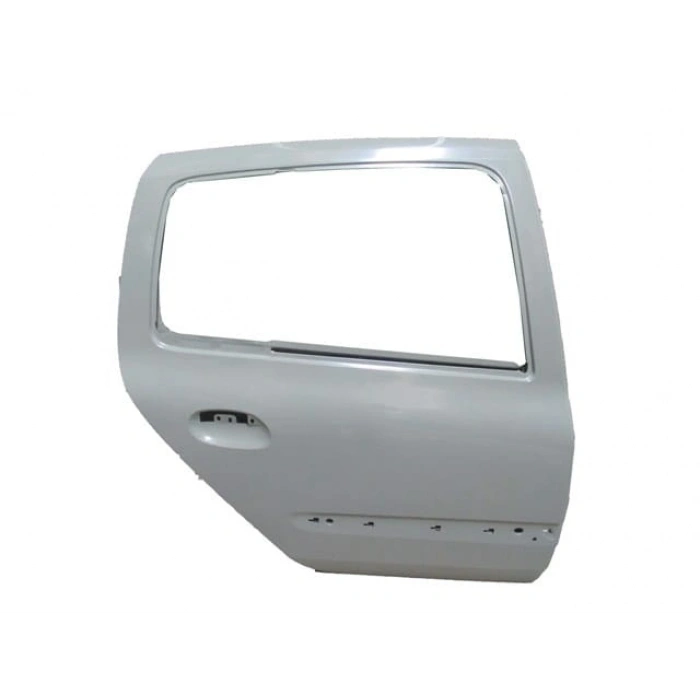 RENAULT CLIO- 2- HB- 98/01; ARKA KAPI KOMPLE SAĞ BAND DELİKLİ/GRİ BOYALI (İCELİ/ÇEKOMASTİKLİ)(TW)