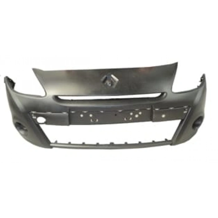 RENAULT CLIO- 3- HB- 09/12; ÖN TAMPON SİYAH (SİS/PANJUR DELİKLİ (İÇ BAĞLANTI BRAKETSİZ) TYG)
