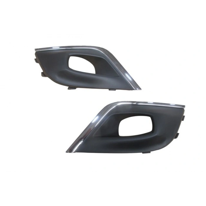 RENAULT CLIO- 4- HB- 16/20; SİS LAMBA KAPAĞI SİS DELİKLİ SAĞ/SOL SET (2PARÇA SİYAH/NİKELAJ ÇITALI(TW