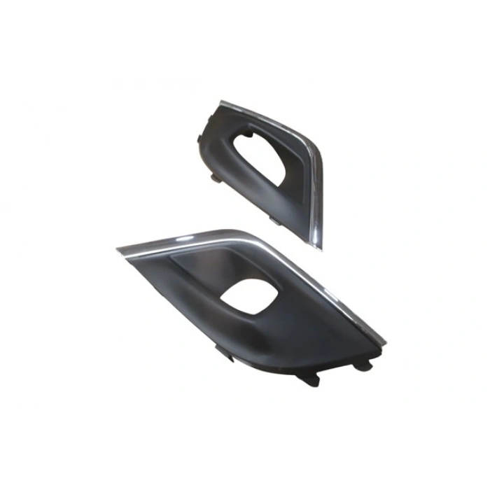 RENAULT CLIO- 4- HB- 16/20; SİS LAMBA KAPAĞI SİS DELİKLİ SAĞ/SOL SET (2PARÇA SİYAH/NİKELAJ ÇITALI(TW
