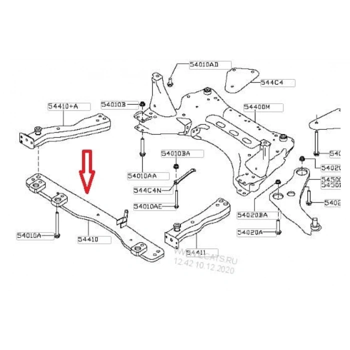 RENAULT KADJAR- 15/16; RADYATÖR ALT TRAVERSİ (1.6CC)