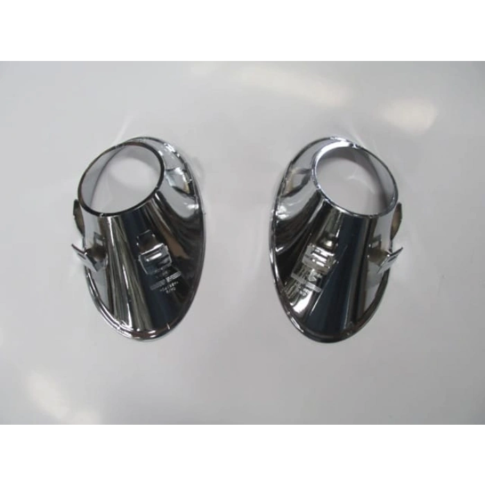 RENAULT MEGANE- 3- HB- 12/13; SİS LAMBA KAPAĞI ÇERÇEVE NİKELAJI SAĞ/SOL SET 2 PARÇA