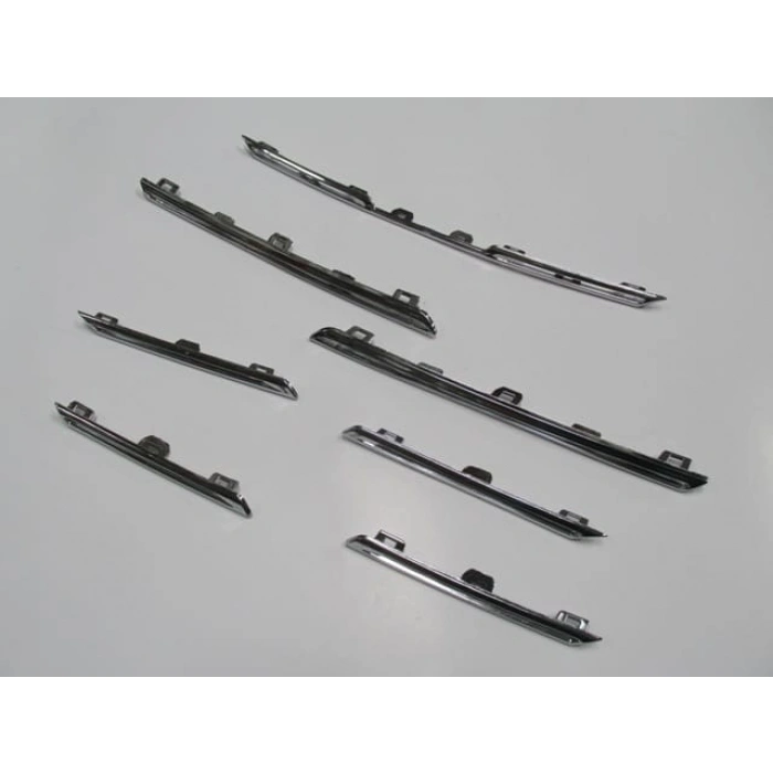 RENAULT MEGANE- 4- SD/HB- 16/20; ÖN PANJUR ÜST ÇITASI NİKELAJLI SET (7 PARÇA)
