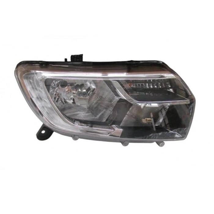 RENAULT SYMBOL- 17/21; FAR LAMBASI SAĞ MANUEL SİYAH LEDLİ (E MARKLI)