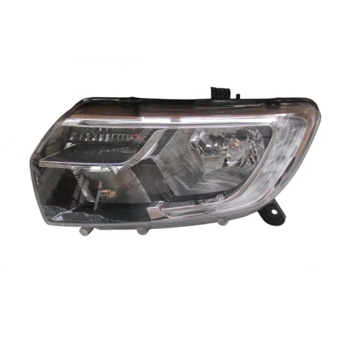 RENAULT SYMBOL- 17/21; FAR LAMBASI SOL MANUEL SİYAH LEDLİ (E MARKLI)