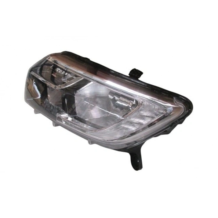 RENAULT SYMBOL- 17/21; FAR LAMBASI SOL MANUEL SİYAH LEDLİ (E MARKLI)