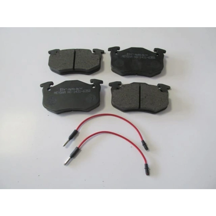 RENAULT TWINGO- 01/02; ÖN FREN BALATASI (2 KABLOLU)(DİSK)(105X54,7X15) (BRAMAX)