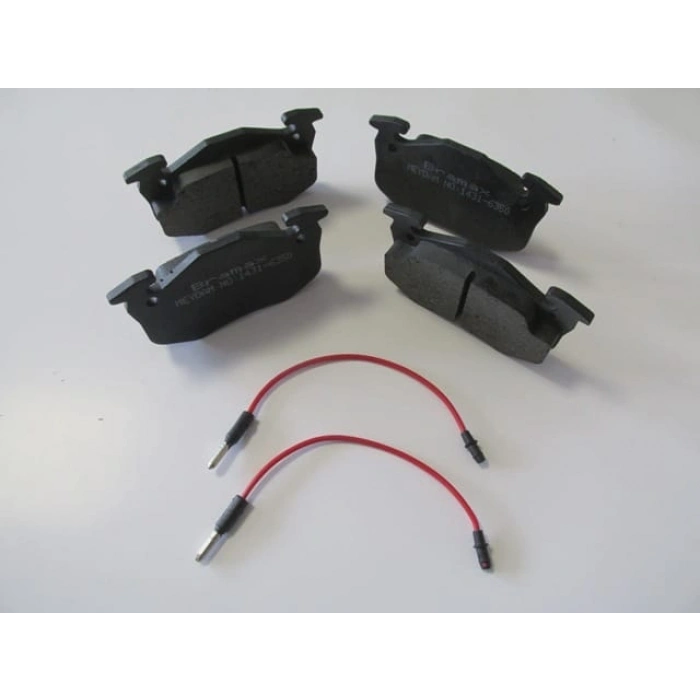 RENAULT TWINGO- 93/98; ÖN FREN BALATASI (2 KABLOLU)(DİSK)(105X54,7X15) (BRAMAX)