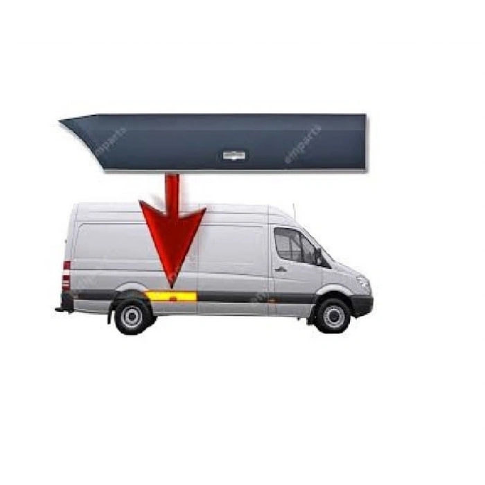 SAĞ ARKA ÇAM.ÖN KAPLAMA CRAFTER / SPRİNTER 2006-