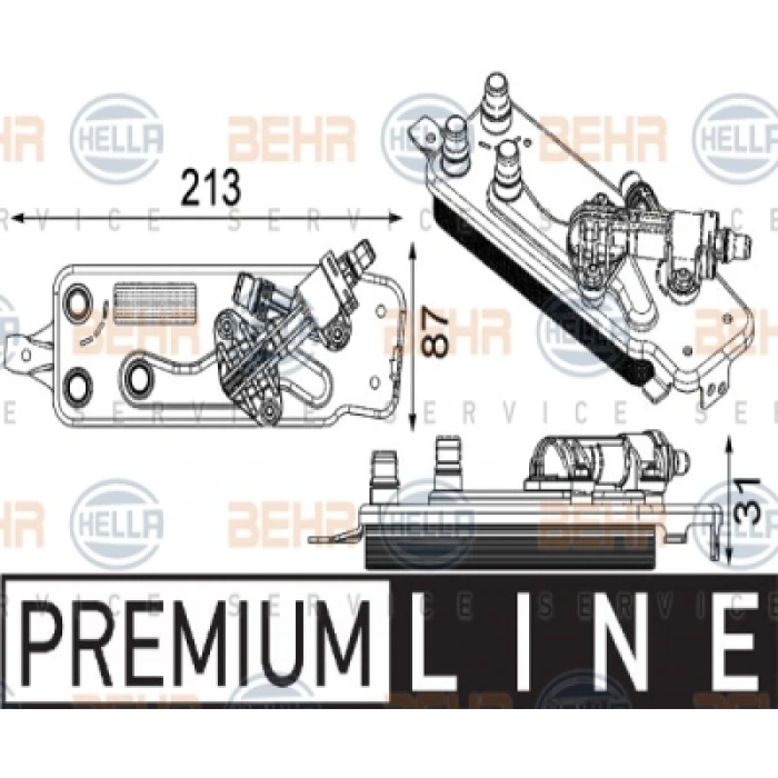 SANZUMAN YAG SOGUTUCU F06-F07-F10-F11-F18-6F12-F13-F01-F02-F04 N55-N63 10-17
