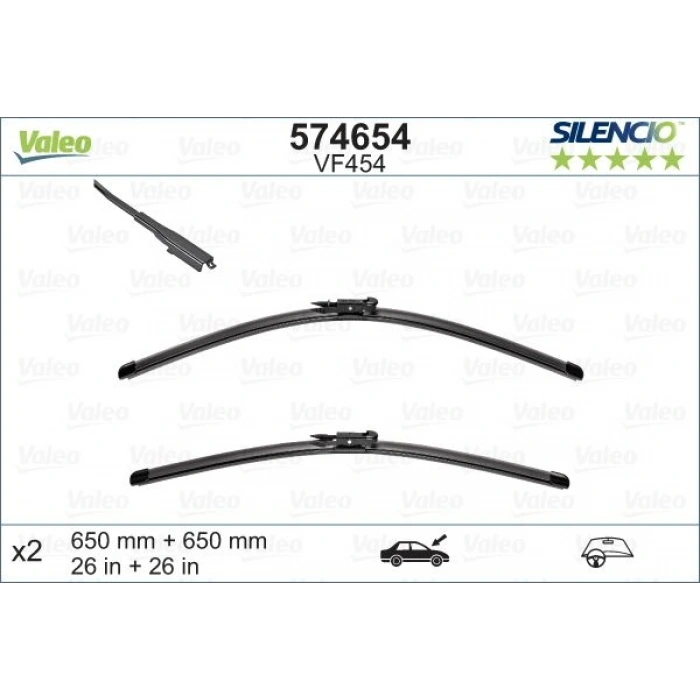 SİLECEK 65 65CM FLATBLADE MUZ TİPİ LEON 05 119404 VM420 XTRM