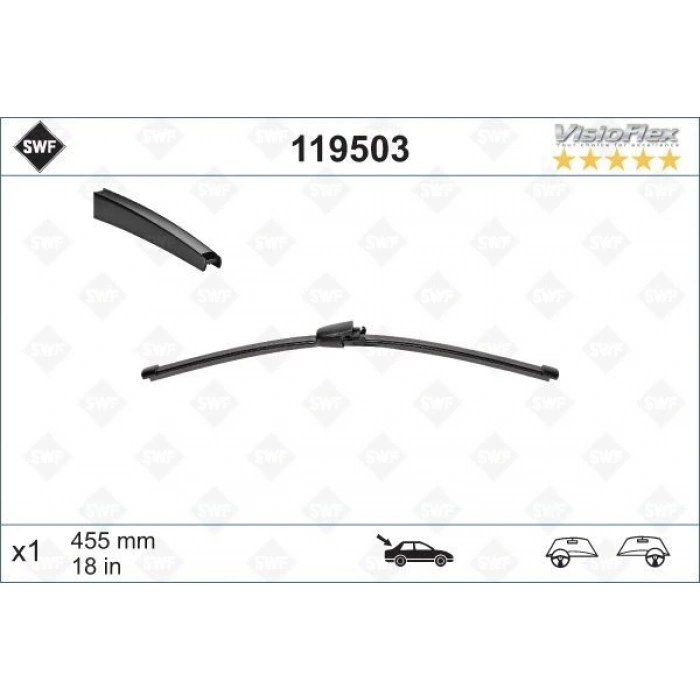 SİLECEK LASTİĞİ 47.5CM BLISTER 2 LİK