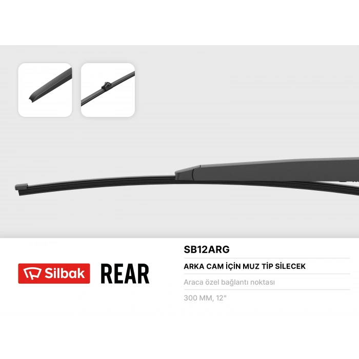 SILECEK SÜPÜRGESI ARKA 119505 (300 mm) A3 BM 20-