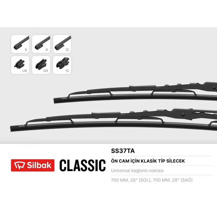 SILECEK SÜPÜRGESI ÖN 700 MM UNIVERSAL PIMLI DIZAYN SILECEK SÜPÜRGESI . . .