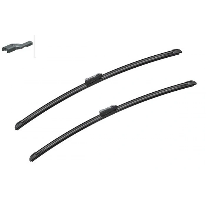 SILECEK SÜPÜRGESI ÖN TAKIM 3397009821 / 119340 ( 600 / 600 MM ) MUZ TIPI T5-T6-AMAROK BM 04-