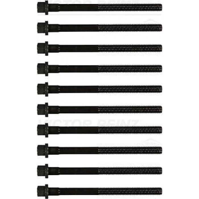 SİLİNDİR KAPAK SAPLAMASI TAKIM 10 ADET BENZİNLİ FOCUS FIE MODEO CMAX1.25 1.4 1.6 98 S40 1.6