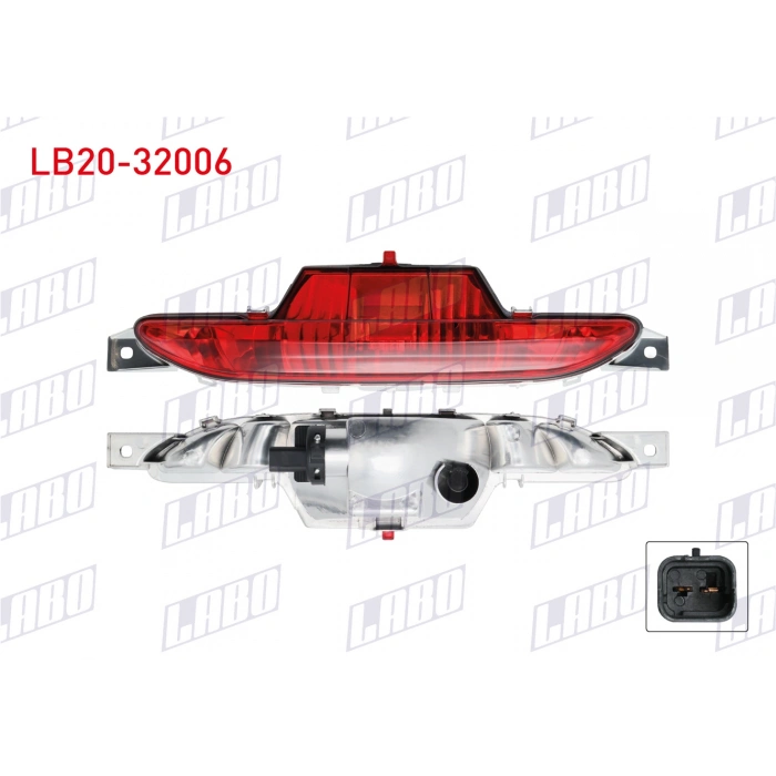 SIS FARI ARKA DUYLU VE AMPULLU OPEL CORSA F 2020-2023 / MOKKA B 2021- / PEUGEOT 208 2012-2019