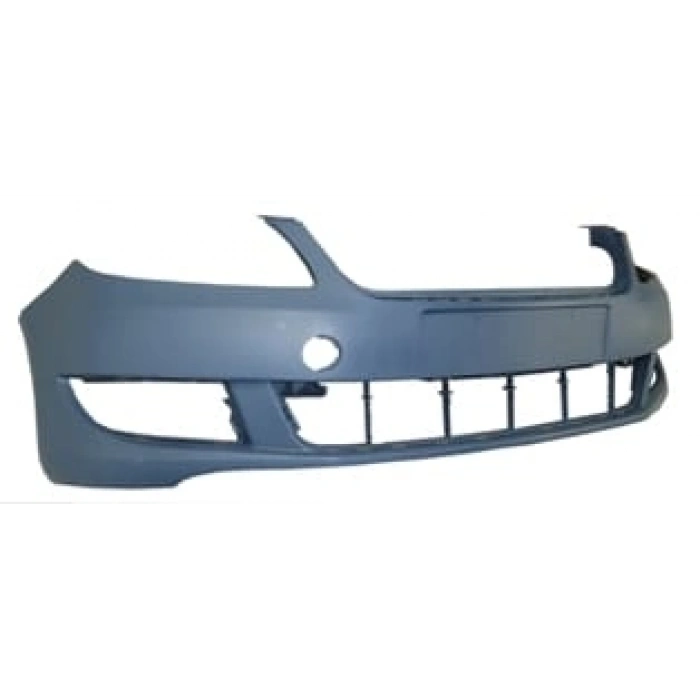 SKODA FABIA- 10/15; ÖN TAMPON KOYU GRİ (ASTARLI SİS/PANJUR DELİKLİ) (TYG)