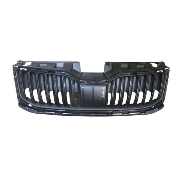 SKODA OCTAVIA- 17/19; ÖN PANJUR SİYAH NİKELAJ ÇITASIZ (ÜST KORUMA PLASTİĞİ İLE BİRLİKTE)(TW)