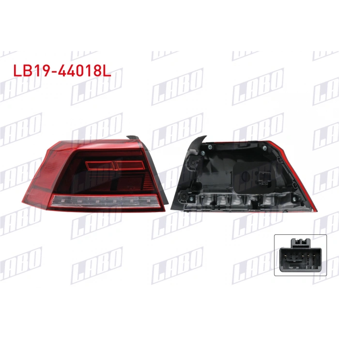 STOP LAMBASI DIS SOL LED`LI PASSAT BM 19-