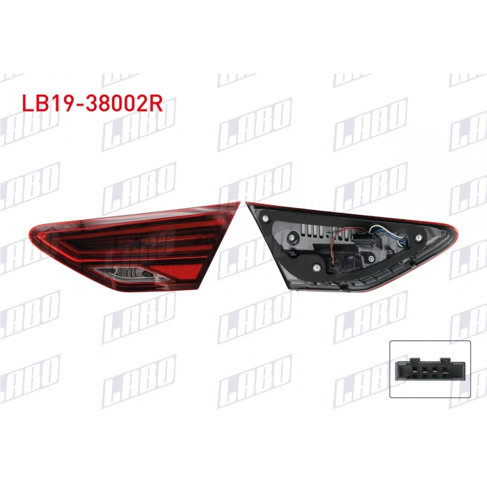 STOP LAMBASI IÇ SAG LEDLI GOLF7 BM 13-