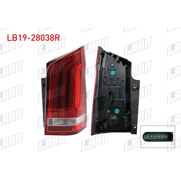 STOP LAMBASI SAG LED`LI 447 VITO BM 2014-