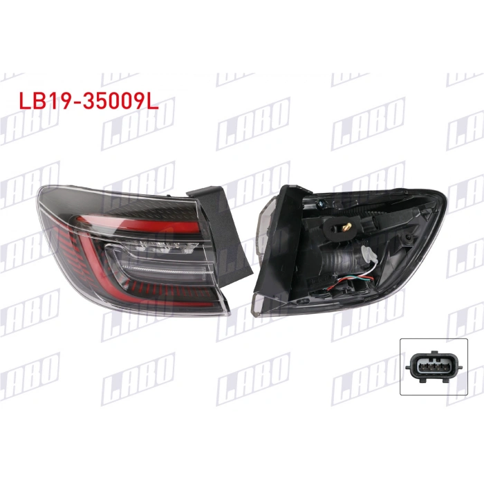 STOP SOL DIS LEDLI KIRMIZI CIZGILI RENAULT CLIO V FAZ 2 2024-