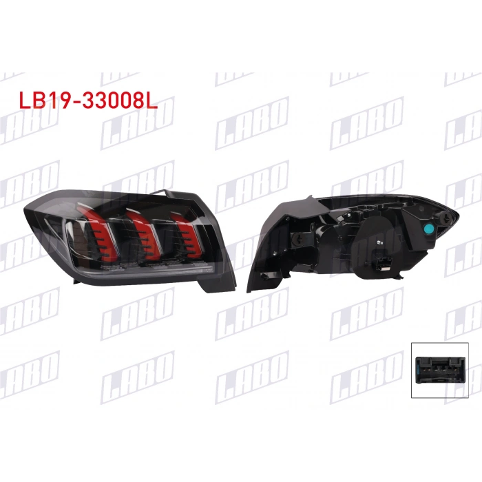 STOP SOL LEDLI PEUGEOT 208 GT LINE, ALLURE 2019-
