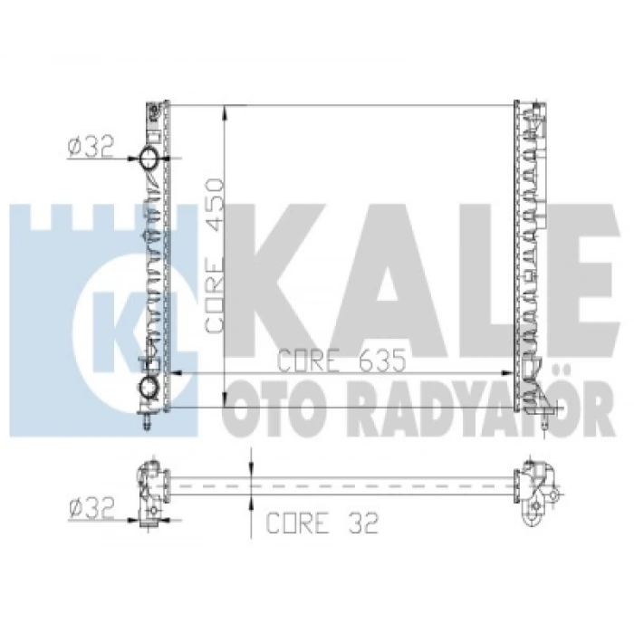 SU RADYATÖRÜ 1 SIRA ALB SI LAGUNA II/ESPACE 1.8I 16V 01-