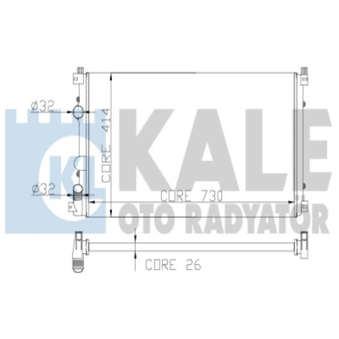 SU RADYATÖRÜ 1 SIRA ALB SI MASTER II 1,9/2,2/2,5 CDTI 01-