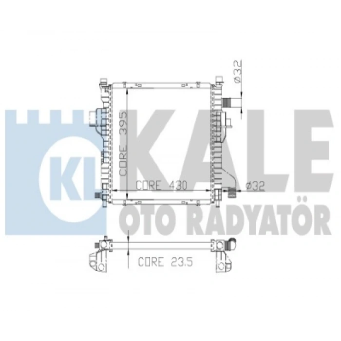 SU RADYATÖRÜ 1 SIRA ALB SI TWINGO 1.1I 8V RN/RT 96-