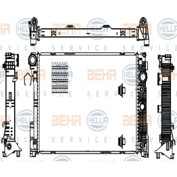 SU RADYATÖRÜ 204-212-207-GLK X204 M651-274-113-276 09-16