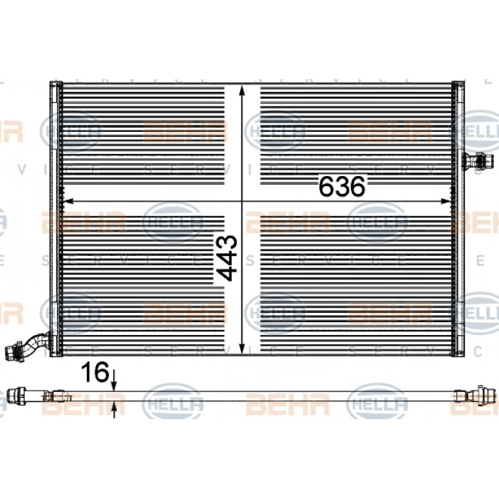 SU RADYATÖRÜ 205-213-238- GLC X253 654-274-651 04-13.