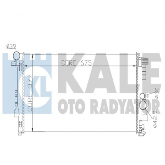 SU RADYATÖRÜ BHR 8MK 376 719-741 VITO.111,115, 646, 04-