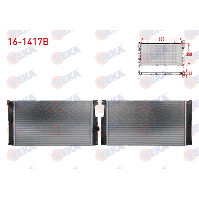 SU RADYATORU BRAZING 6mm FIN BMW 5 SERISI (F10) 520 i A-T/M-T 2010-